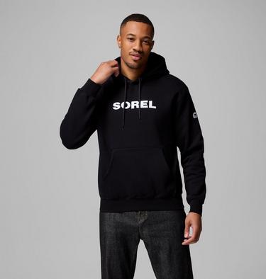 Unisex SOREL® Embroidered Hoodie, Color: Black, White, image 3