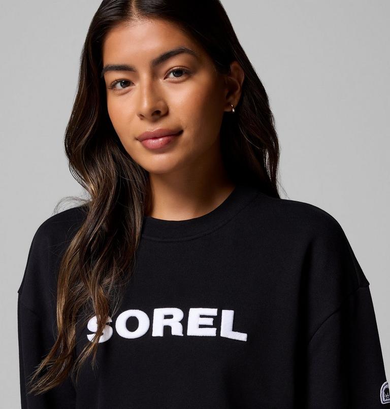 Unisex SOREL® Embroidered Crewneck Sweater, Color: Black, White, image 11