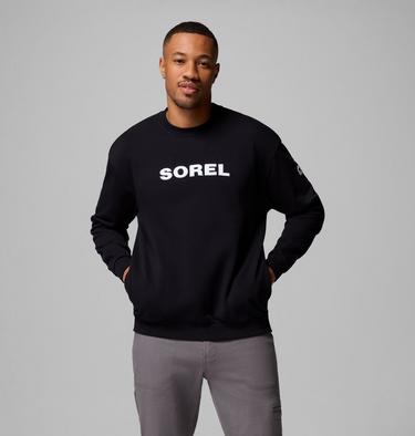 Unisex SOREL® Embroidered Crewneck Sweater, Color: Black, White, image 7
