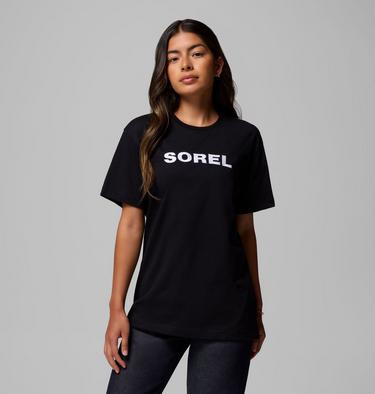 Unisex SOREL® Embroidered T-Shirt, Color: Black, White, image 2