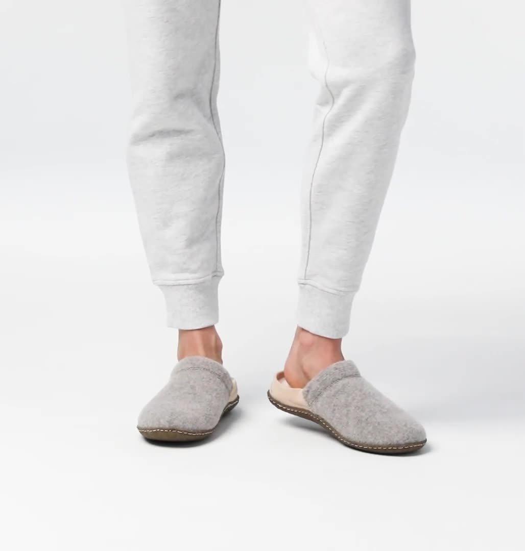 Women's Nakiska Scuff Slipper, Color: Natural Tan