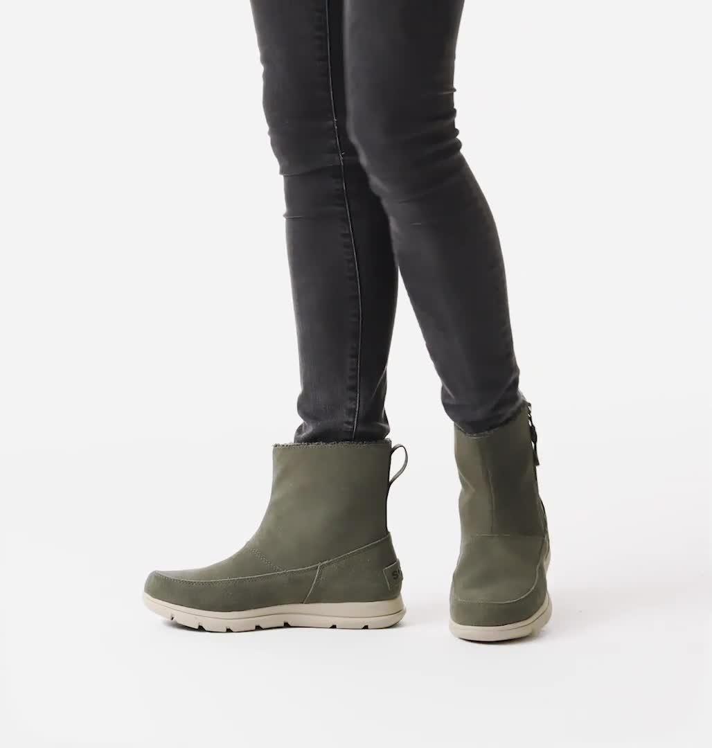 Women's Sorel Explorer Zip Boot, Color: Alpine Tundra