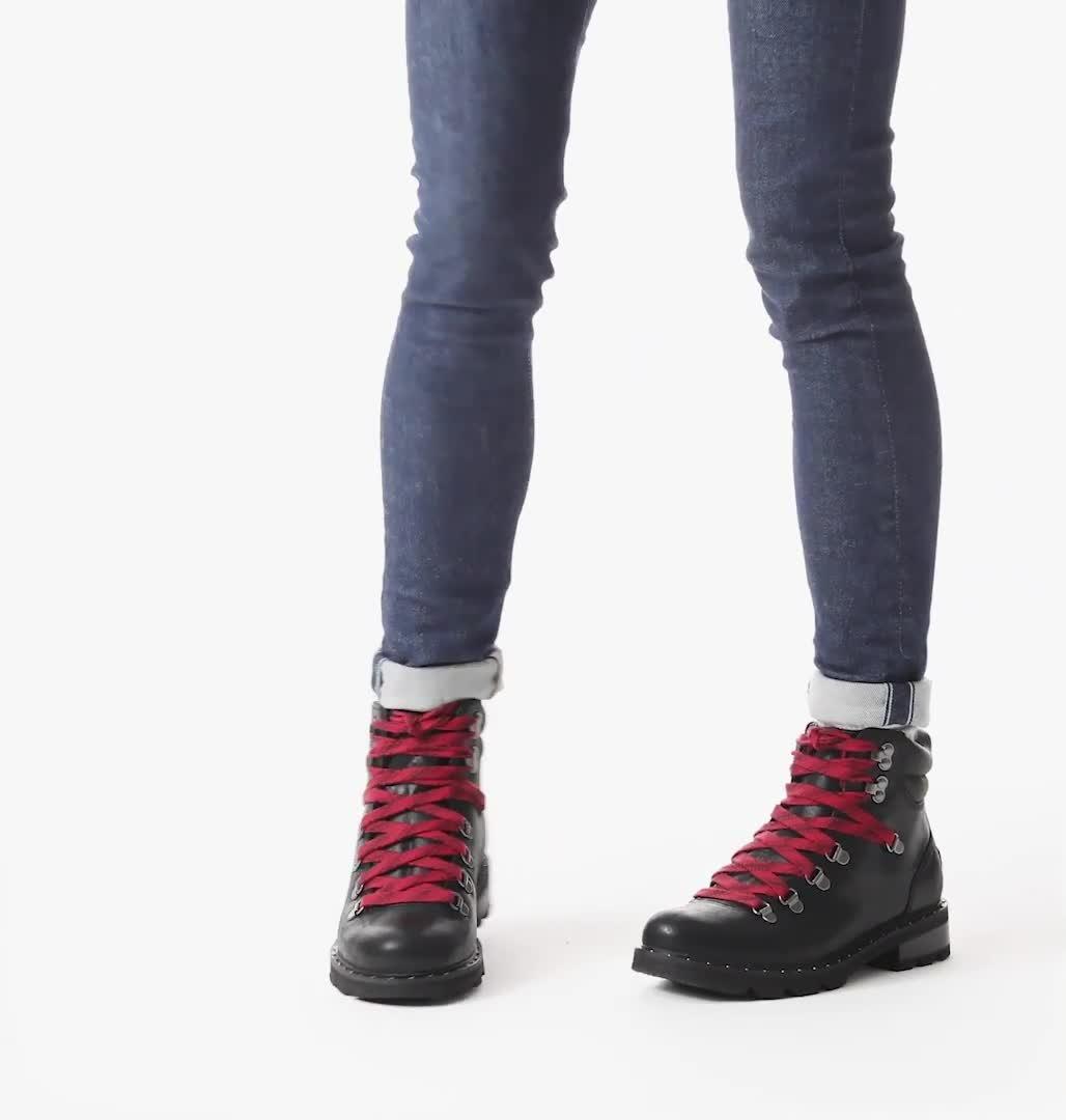 Women's Lennox Hiker Boot, Color: Black