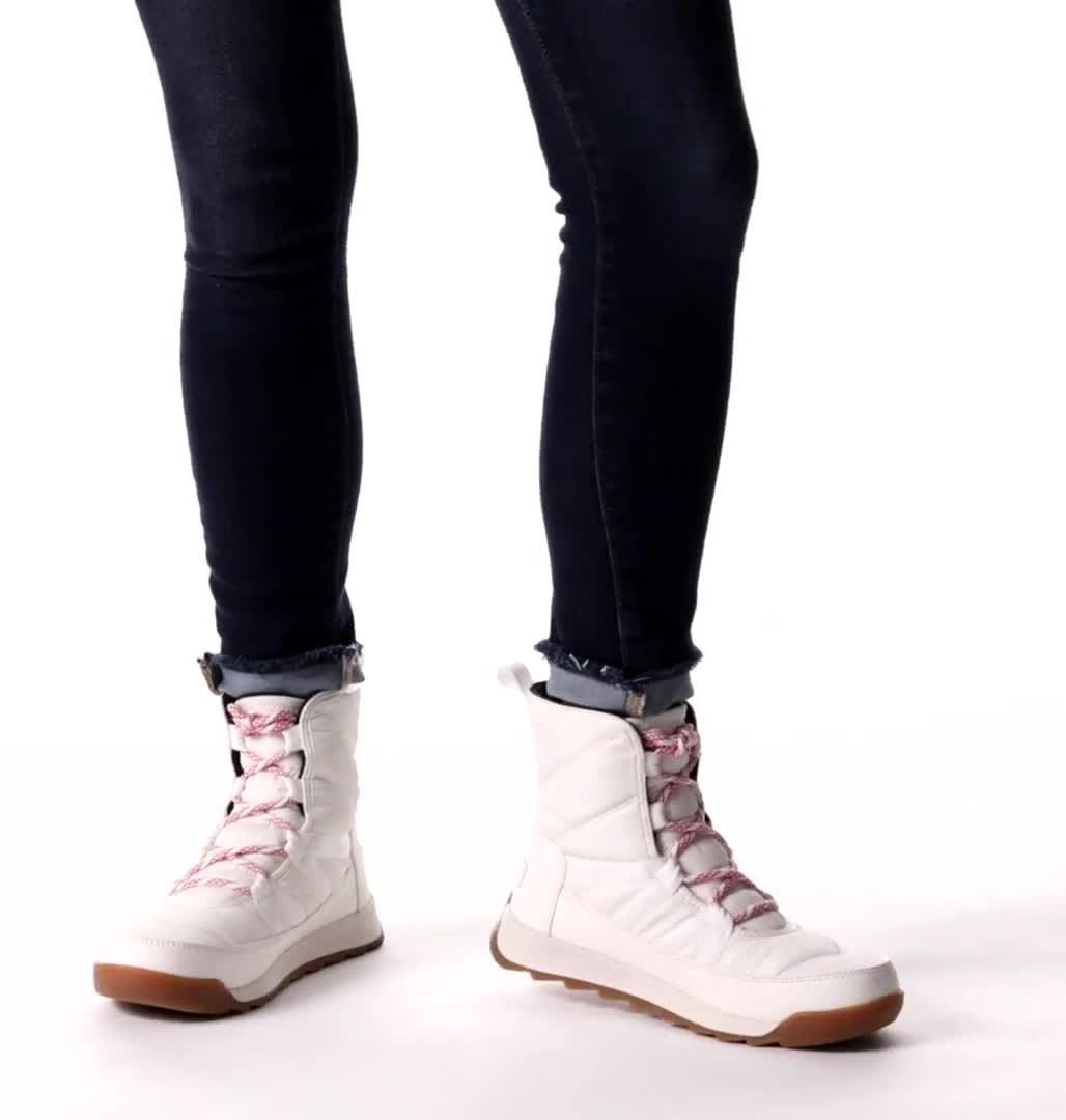 Women's Whitney II Short Lace Winter Boot, Color: Blanc, Fawn