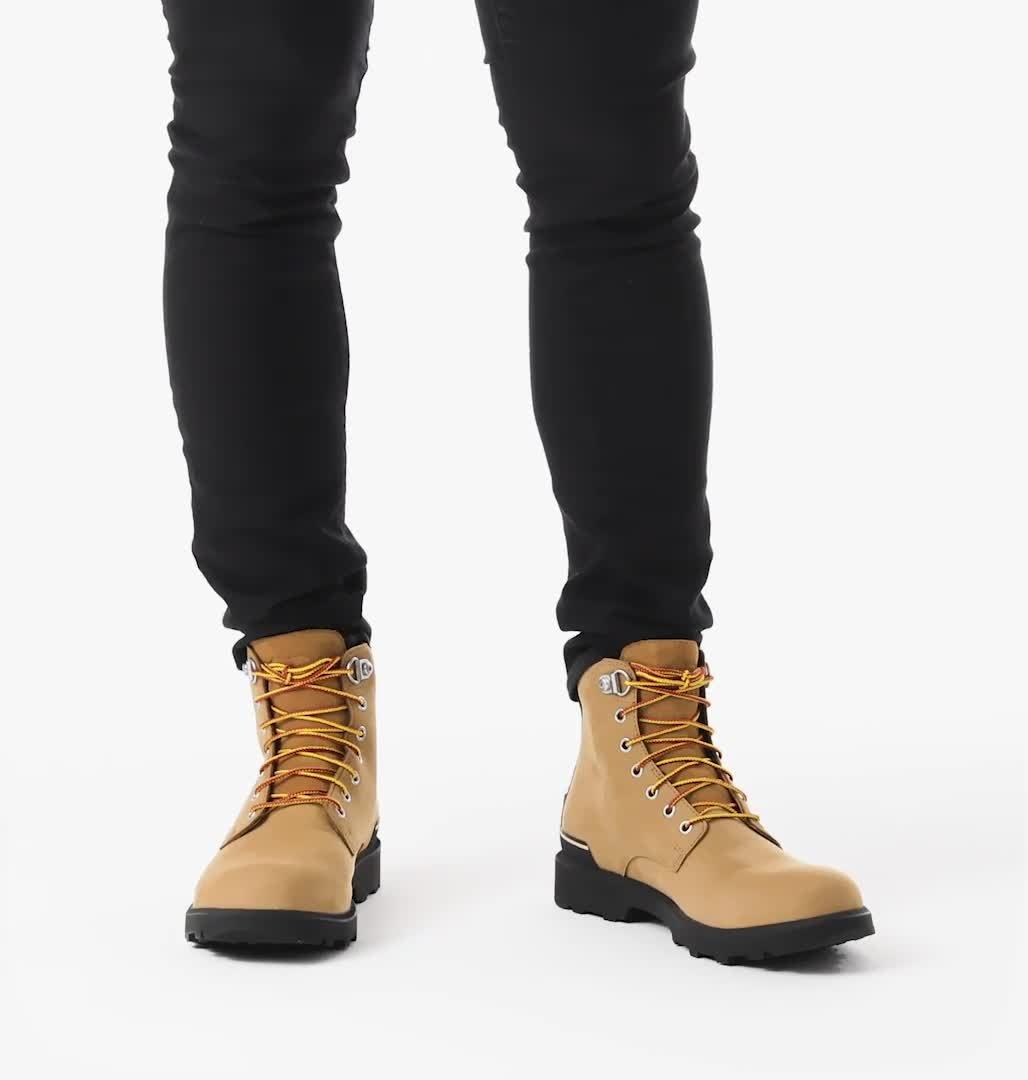 Men's Caribou Six Waterproof Boot, Color: Buff