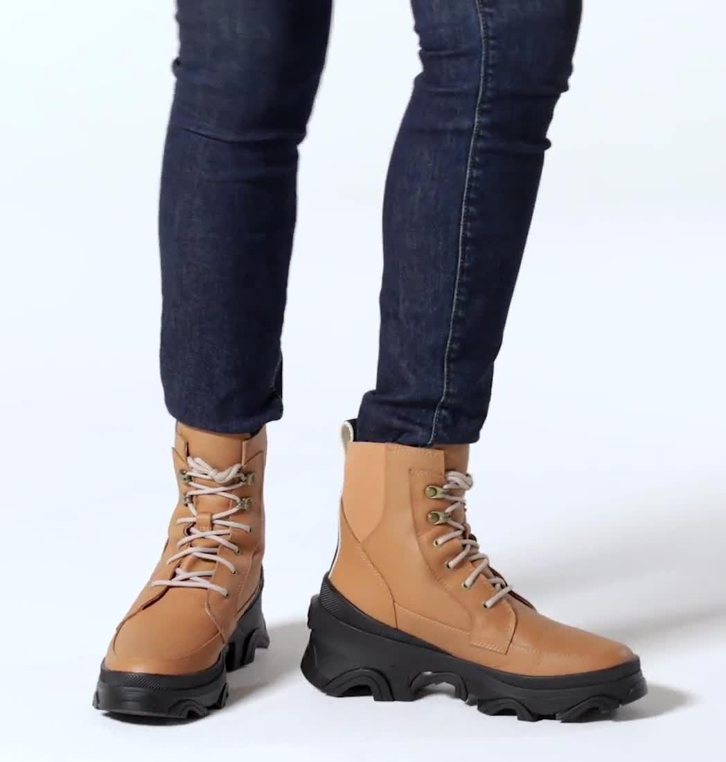 BREX� BOOT LACE WP | 253 | 7, Color: Tawny Buff, Black