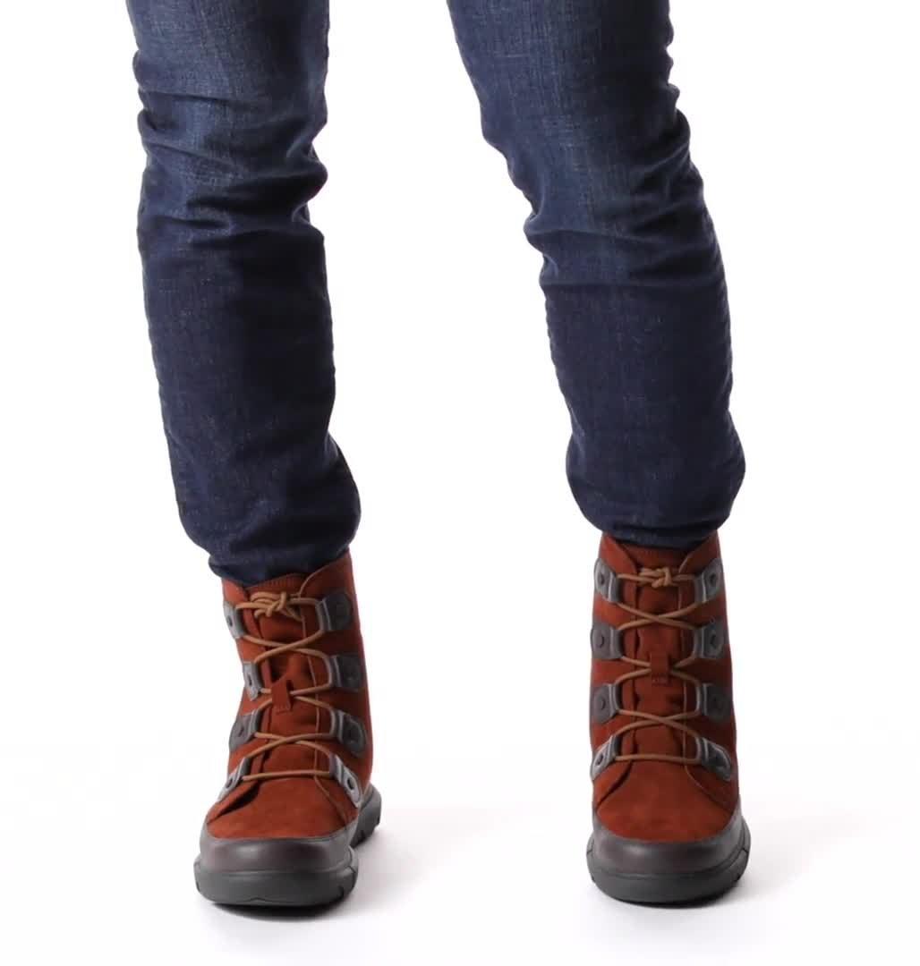 SOREL EXPLORER BOOT WP | 242 | 12, Color: Dark Amber, Buffalo