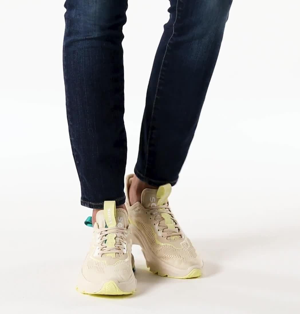 Women's Kinetic Breakthru Day Lace Sneaker, Color: Bleached Ceramic, White