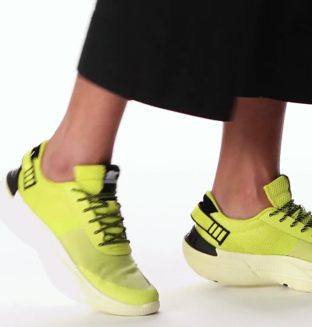 Women's Explorer Blitz Leisure Lace Sneaker, Color: Bolt, Black