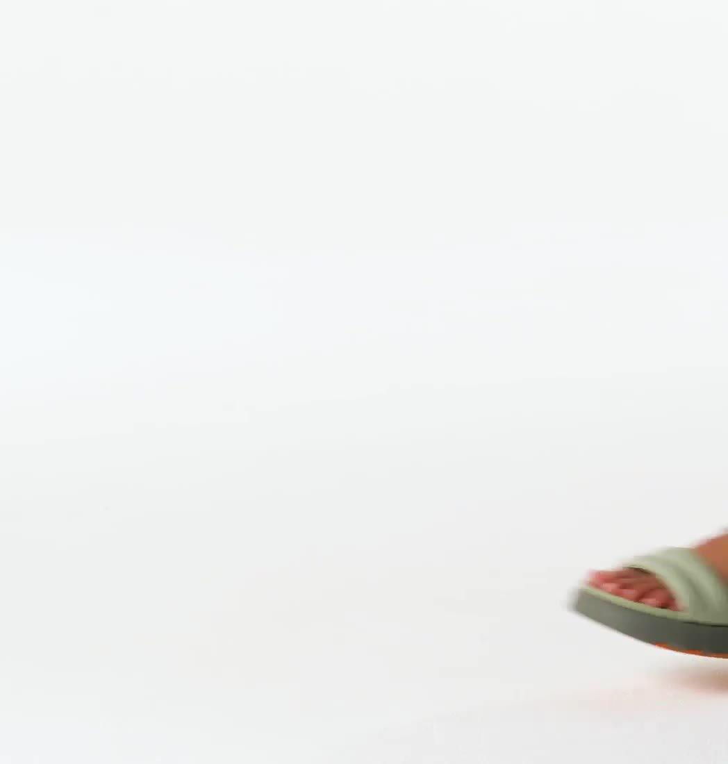 VIIBE? SANDAL | 348 | 5, Color: Safari, Stone Green