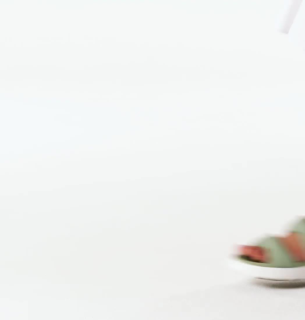 Women's Viibe Twist Slide, Color: Safari, Stone Green