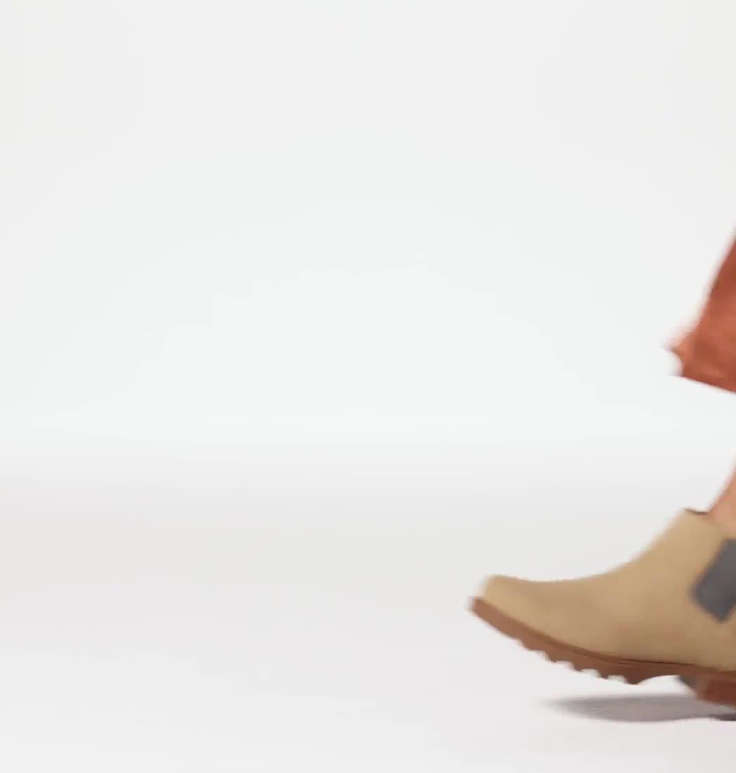 EMELIE III Women's Waterproof Chelsea Bootie, Color: Dusty Tan, Gum 10