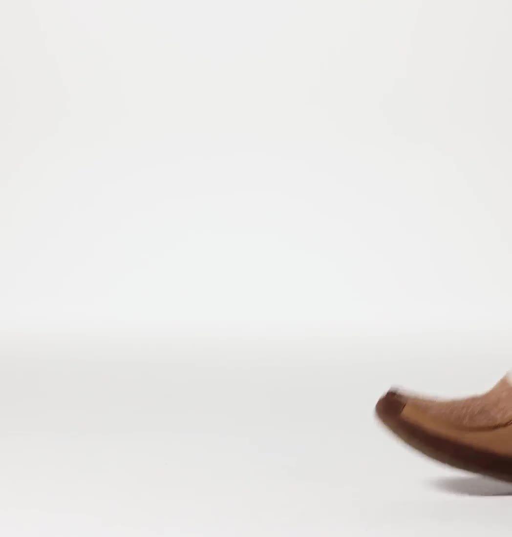 MANAWAN II Moc Men's Slipper, Color: Elk, Tobacco