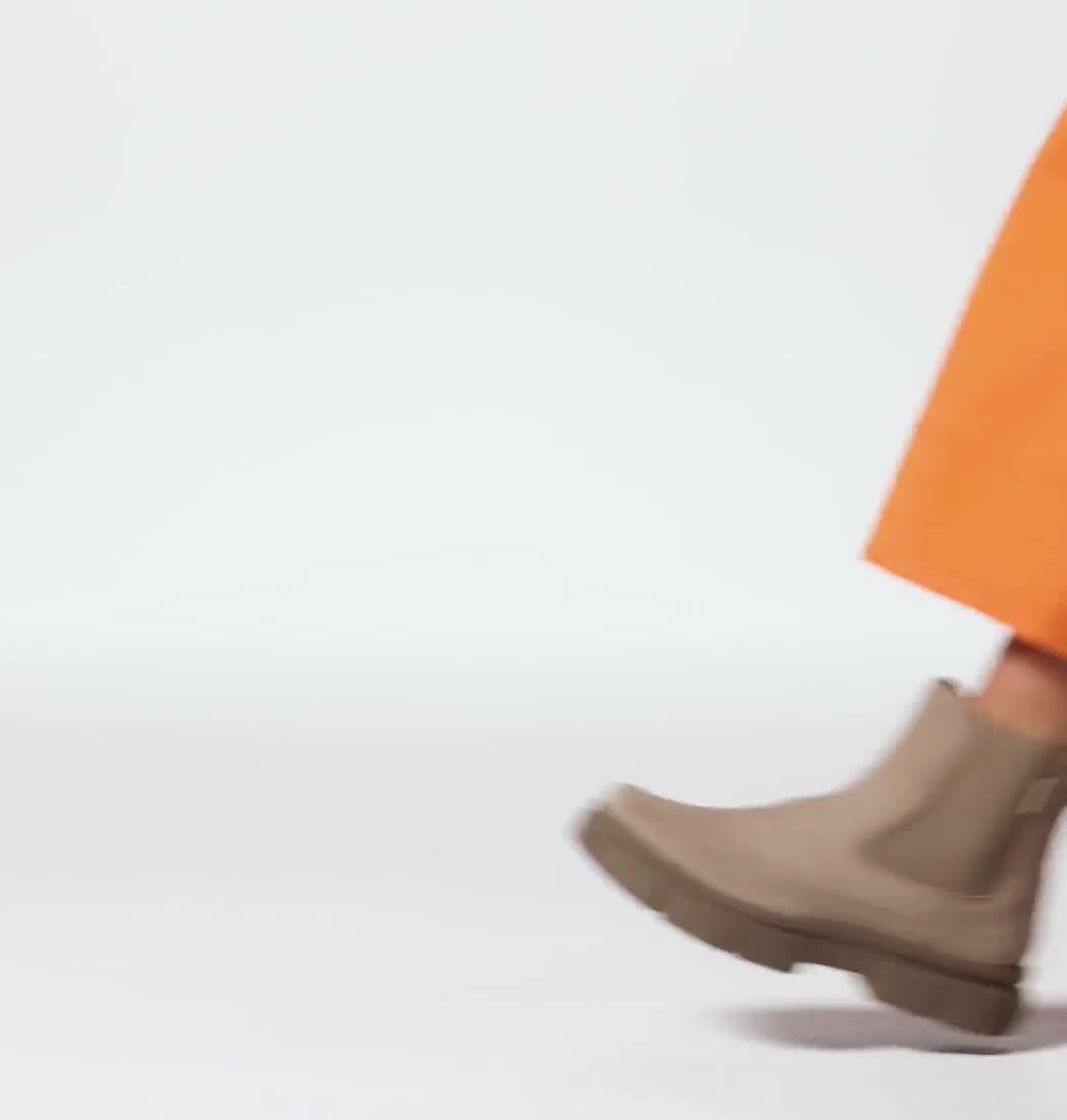 EXPLORER STRT Women's Chelsea Boot, Color: Omega Taupe, Wet Sand