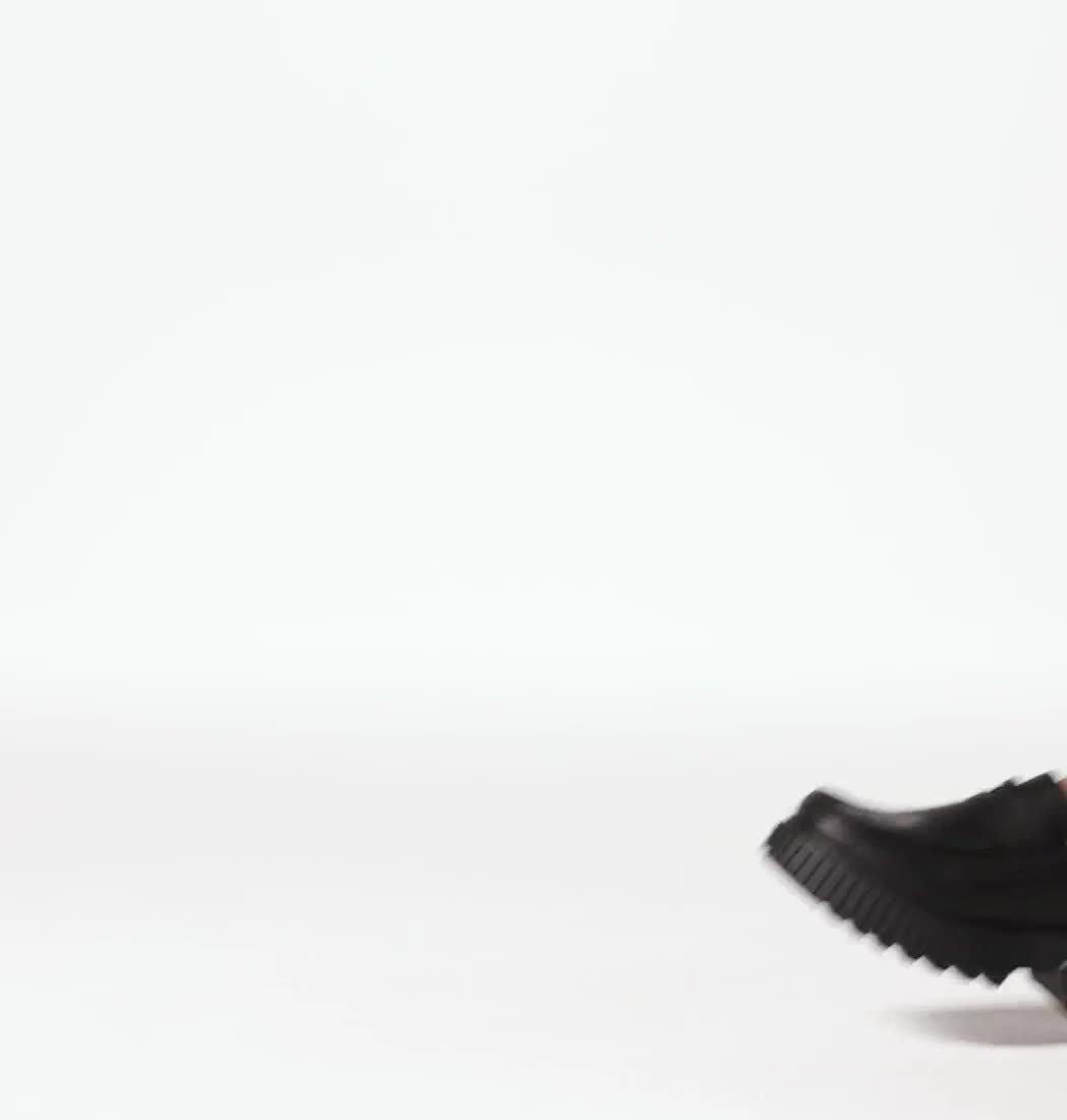 ONA AVE Mocassins pour femme, Color: Black, Jet