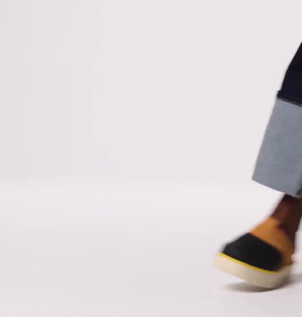 REIN CB Sabot pour femme, Color: Canyon Gold, Black